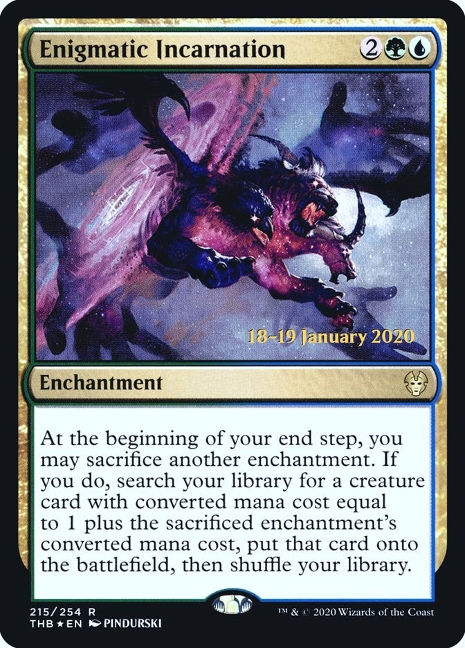 Image for Enigmatic Incarnation (215) [Prerelease Cards] - Magic: The Gathering