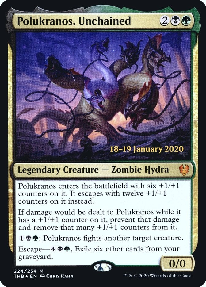 Image for Polukranos, Unchained (224) [Prerelease Cards] - Magic: The Gathering