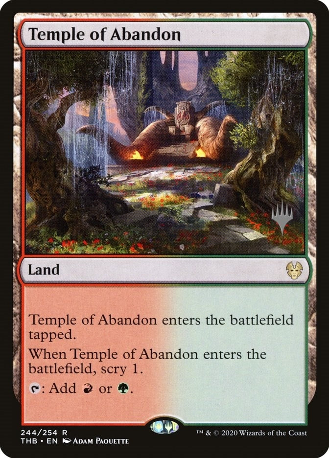 Image for Temple of Abandon (244) [Theros Beyond Death] - Magic: The Gathering