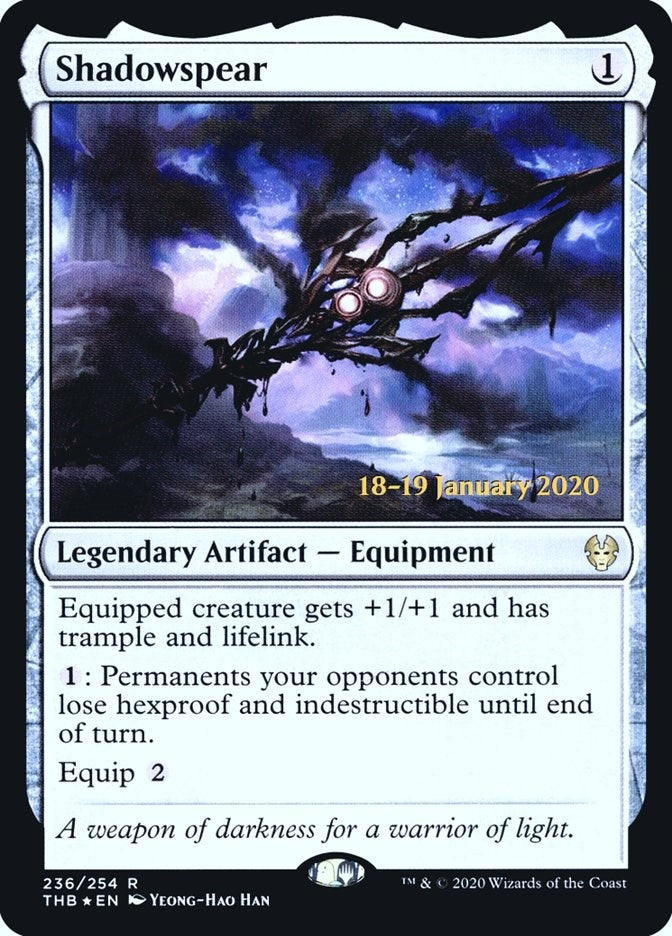 Image for Shadowspear (236) [Prerelease Cards] - Magic: The Gathering