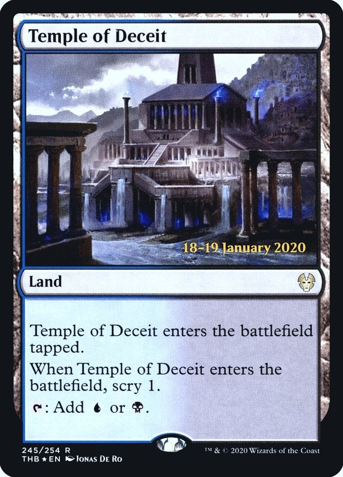 Image for Temple of Deceit (245) [Prerelease Cards] - Magic: The Gathering