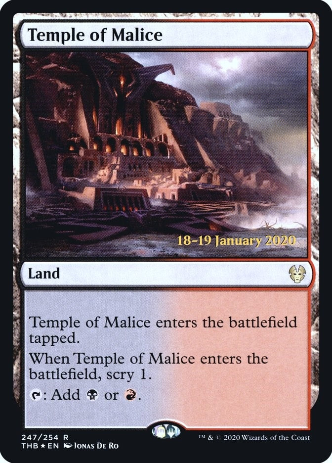 Image for Temple of Malice (247) [Prerelease Cards] - Magic: The Gathering