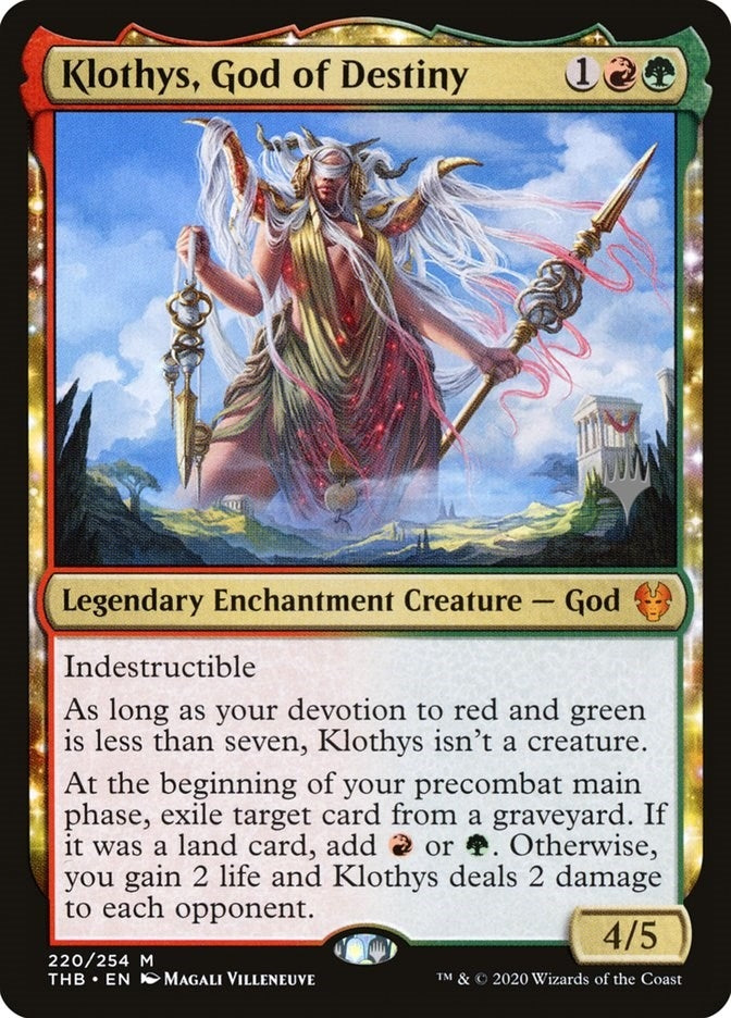 Image for Klothys, God of Destiny (220) [Theros Beyond Death] - Magic: The Gathering