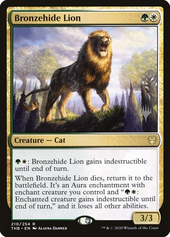 Image for Bronzehide Lion (210) [Theros Beyond Death] - Magic: The Gathering