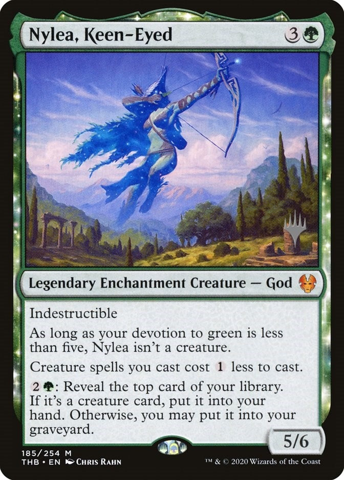 Image for Nylea, Keen-Eyed (185) [Theros Beyond Death] - Magic: The Gathering