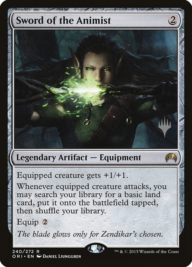 Image for Sword of the Animist (240) [Theros Beyond Death] - Magic: The Gathering
