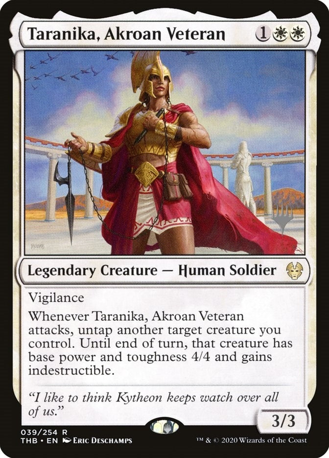 Image for Taranika, Akroan Veteran (39) [Theros Beyond Death] - Magic: The Gathering