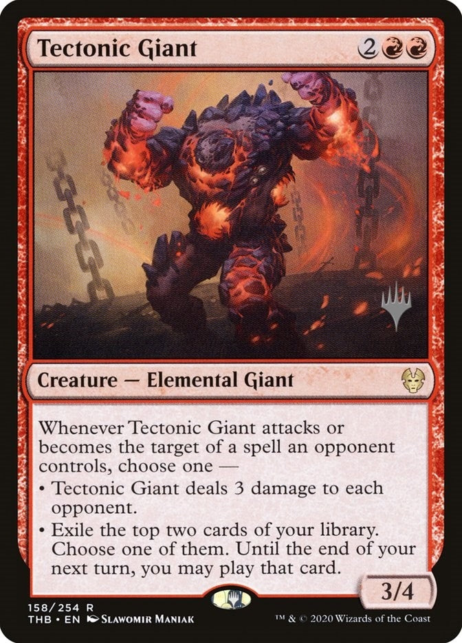 Image for Tectonic Giant (158) [Theros Beyond Death] - Magic: The Gathering
