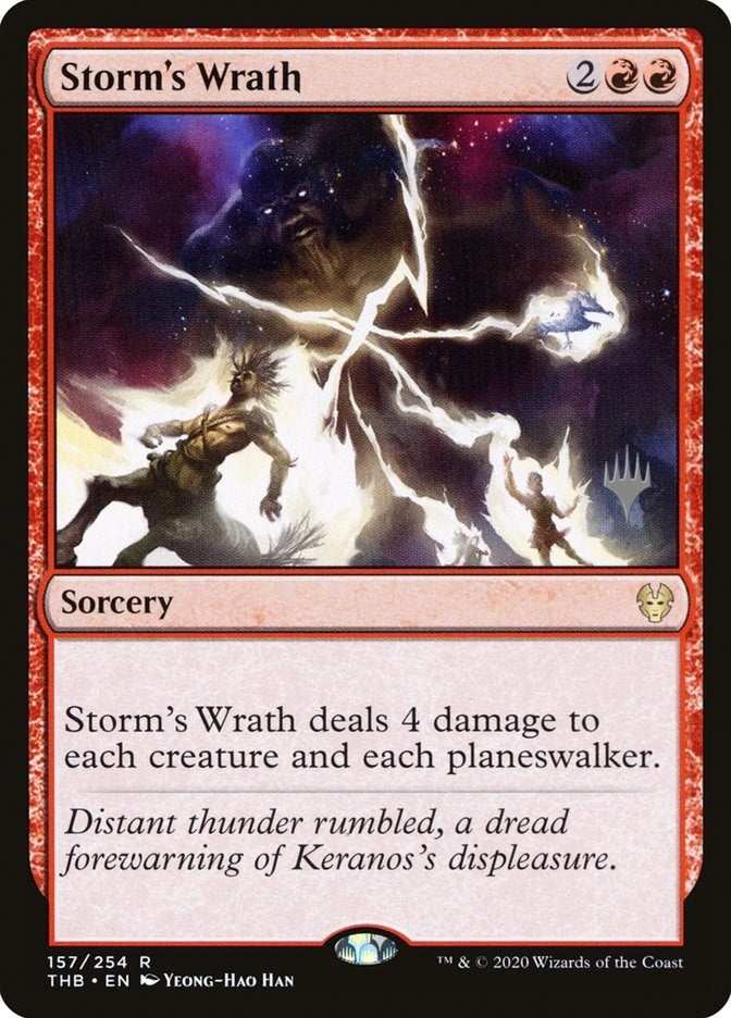 Image for Storm's Wrath (157) [Theros Beyond Death] - Magic: The Gathering