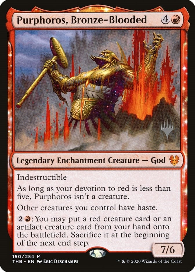 Image for Purphoros, Bronze-Blooded (150) [Theros Beyond Death] - Magic: The Gathering
