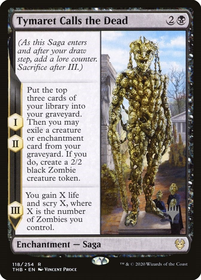 Image for Tymaret Calls the Dead (118) [Theros Beyond Death] - Magic: The Gathering