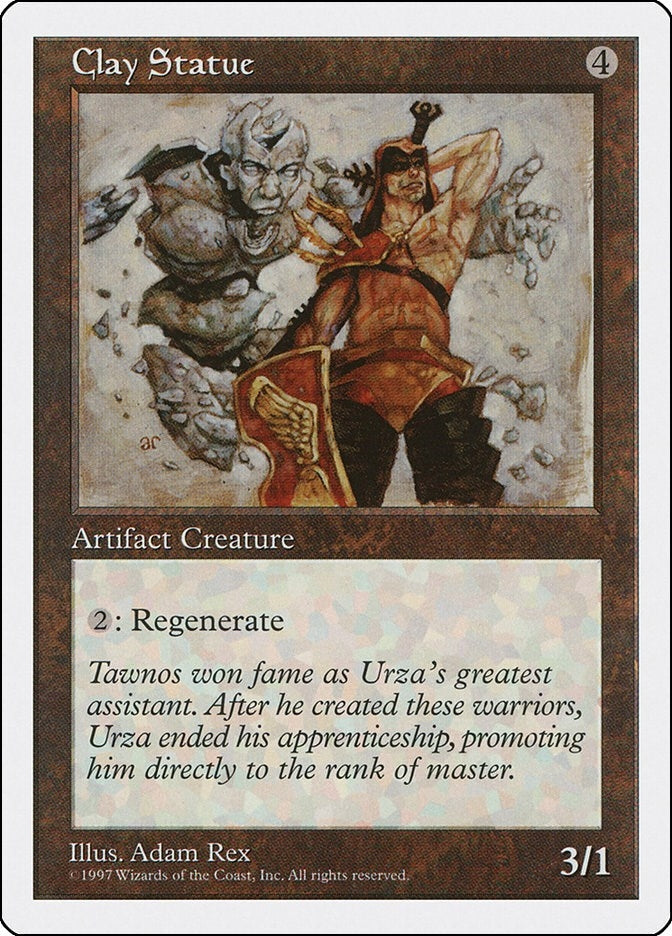 Image for Clay Statue [Fifth Edition] - Magic: The Gathering