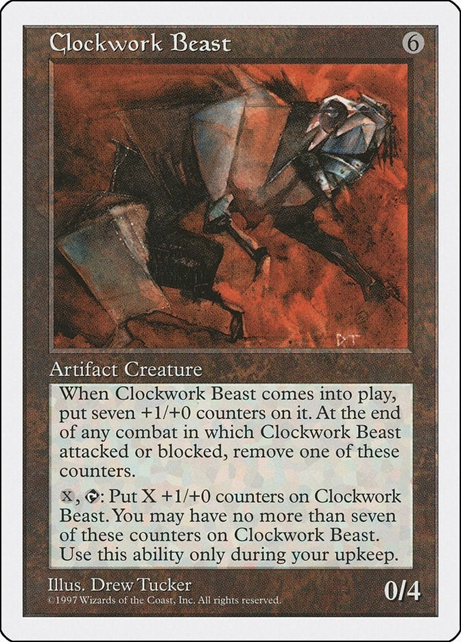 Image for Clockwork Beast [Fifth Edition] - Magic: The Gathering