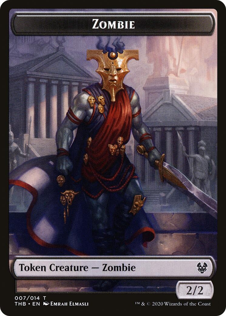 Image for Zombie // Satyr Double-Sided Token (7 // 9) [Theros Beyond Death] - Magic: The Gathering