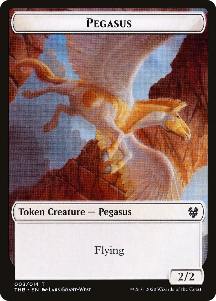 Image for Pegasus // Satyr Double-Sided Token (3 // 9) [Theros Beyond Death] - Magic: The Gathering