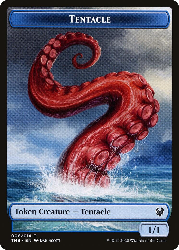 Image for Tentacle // Satyr Double-Sided Token (6 // 9) [Theros Beyond Death] - Magic: The Gathering