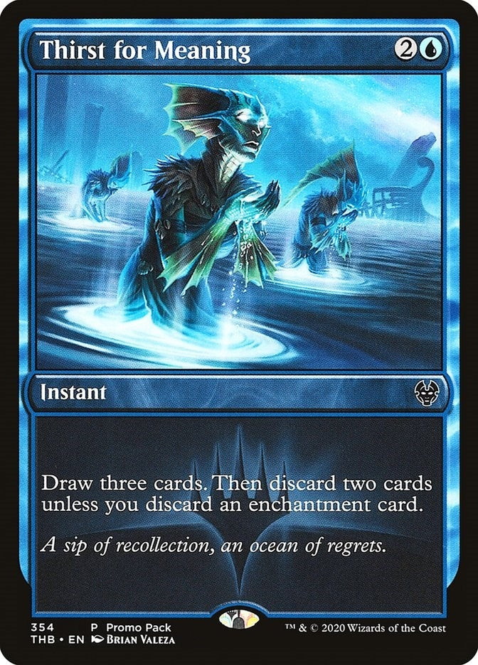 Image for Thirst for Meaning (354) [Theros Beyond Death] - Magic: The Gathering