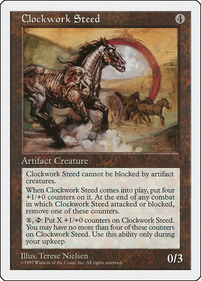 Image for Clockwork Steed [Fifth Edition] - Magic: The Gathering