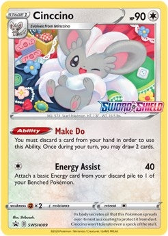 Image for Cinccino - SWSH009 (Prerelease) (SWSH009) [SWSH: Sword & Shield Promo Cards] - Pokemon