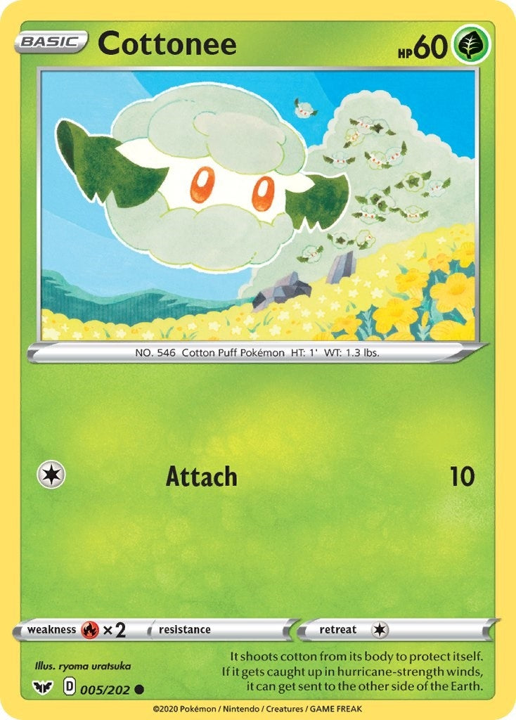 Image for Cottonee (005/202) [SWSH01: Sword & Shield Base Set] - Pokemon