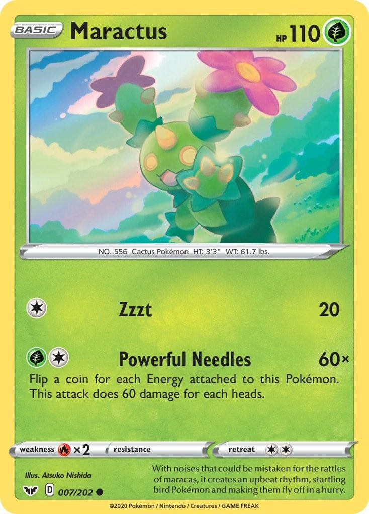 Image for Maractus (007/202) [SWSH01: Sword & Shield Base Set] - Pokemon
