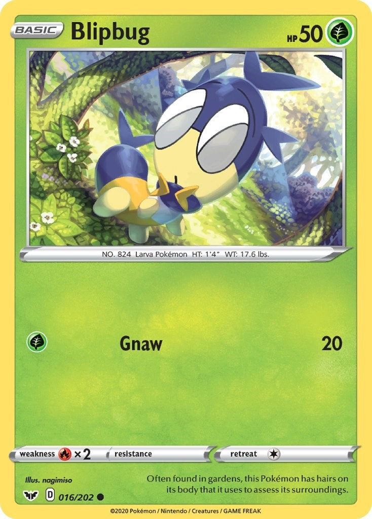 Image for Blipbug (016) (016/202) [SWSH01: Sword & Shield Base Set] - Pokemon