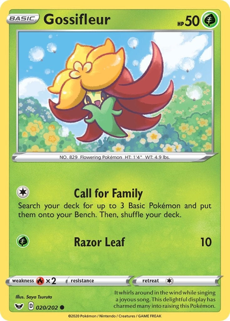 Image for Gossifleur (020/202) [SWSH01: Sword & Shield Base Set] - Pokemon