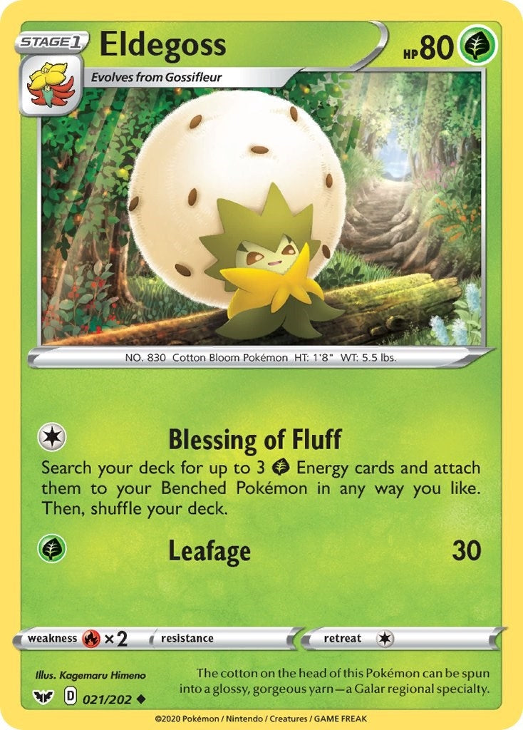 Image for Eldegoss (021/202) [SWSH01: Sword & Shield Base Set] - Pokemon