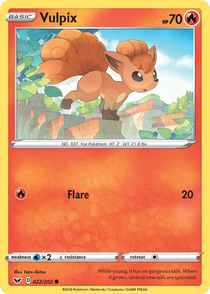 Image for Vulpix (022/202) [SWSH01: Sword & Shield Base Set] - Pokemon