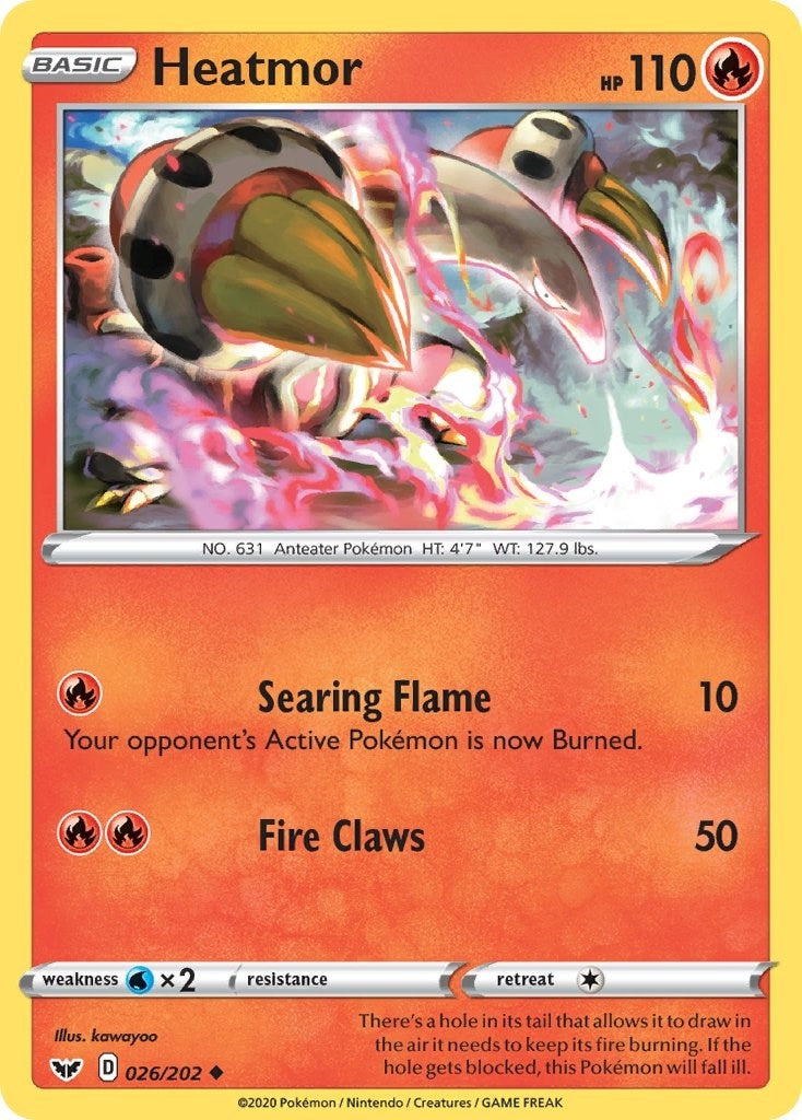 Image for Heatmor (026/202) [SWSH01: Sword & Shield Base Set] - Pokemon
