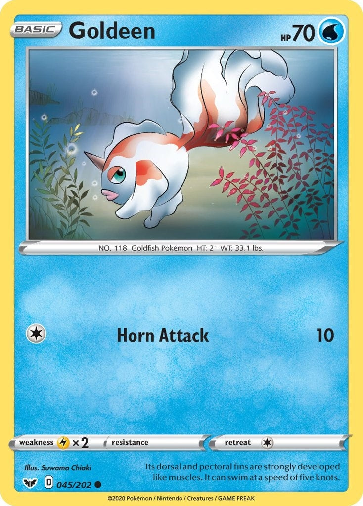 Image for Goldeen (045) (045/202) [SWSH01: Sword & Shield Base Set] - Pokemon