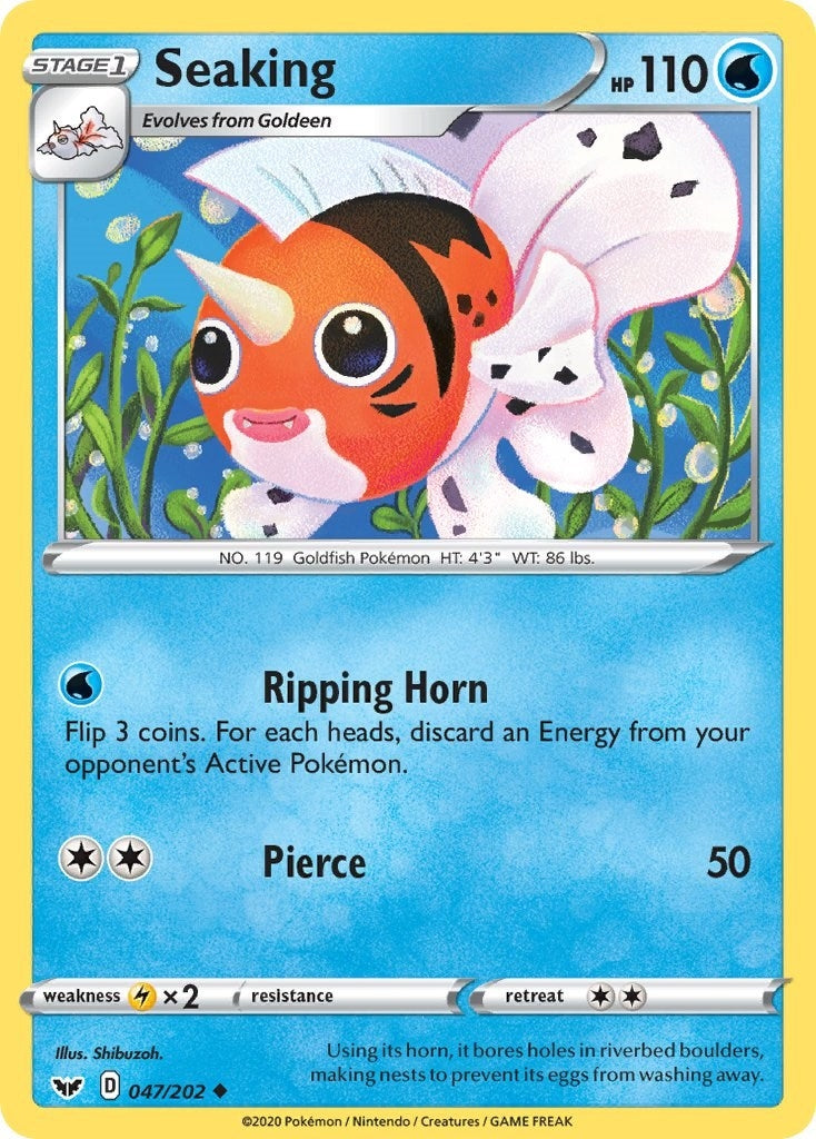 Image for Seaking (047/202) [SWSH01: Sword & Shield Base Set] - Pokemon