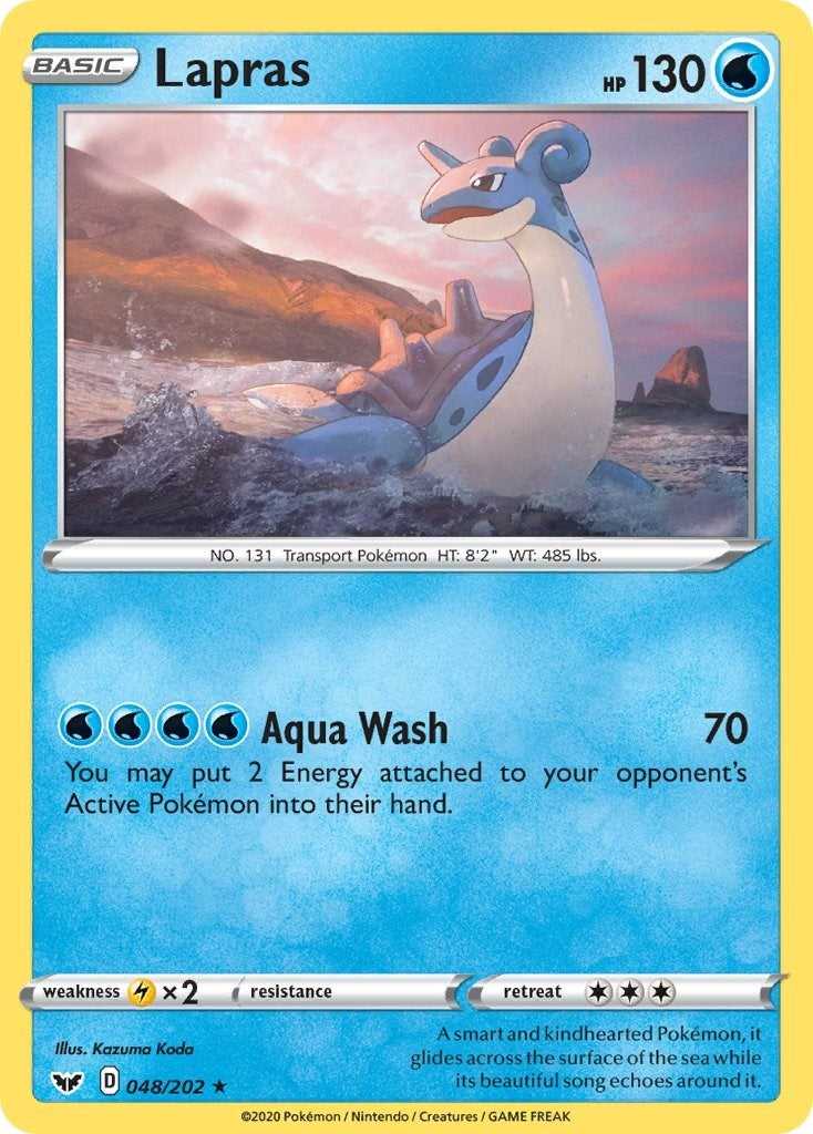 Image for Lapras (048/202) [SWSH01: Sword & Shield Base Set] - Pokemon