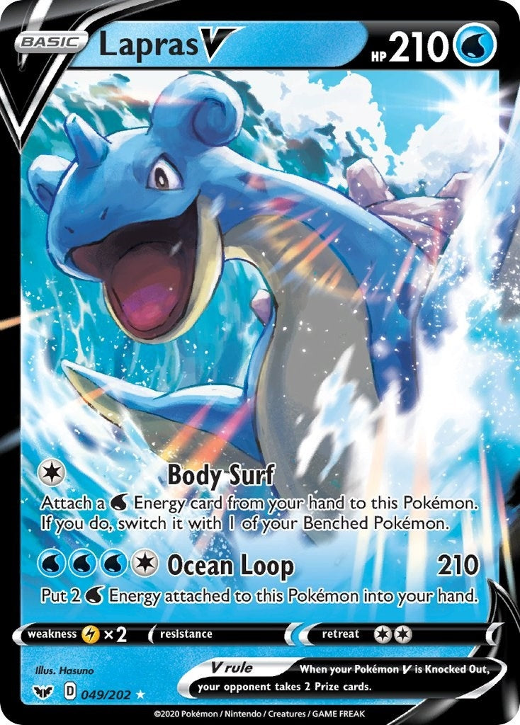 Image for Lapras V (049/202) [SWSH01: Sword & Shield Base Set] - Pokemon