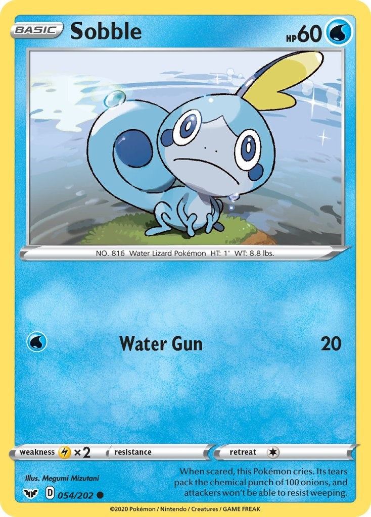 Image for Sobble (054) (054/202) [SWSH01: Sword & Shield Base Set] - Pokemon