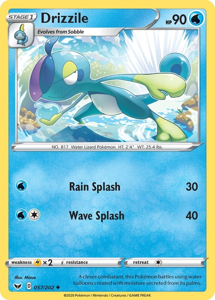 Image for Drizzile (057) (057/202) [SWSH01: Sword & Shield Base Set] - Pokemon