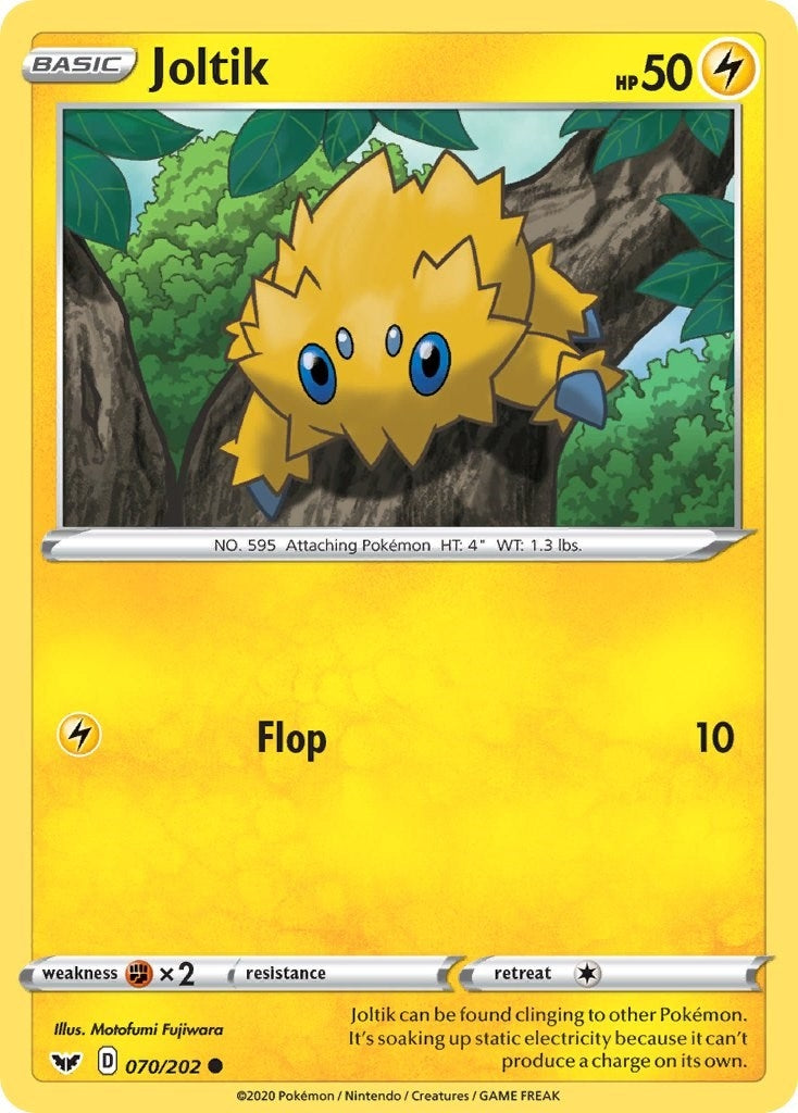 Image for Joltik (070/202) [SWSH01: Sword & Shield Base Set] - Pokemon