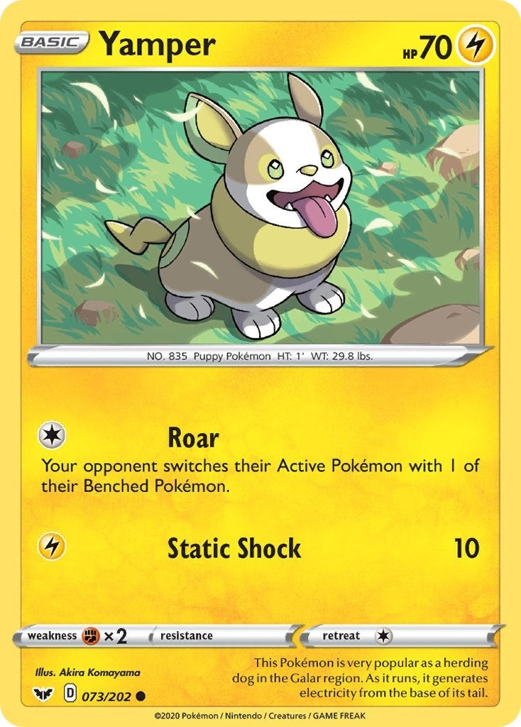 Image for Yamper (073) (073/202) [SWSH01: Sword & Shield Base Set] - Pokemon