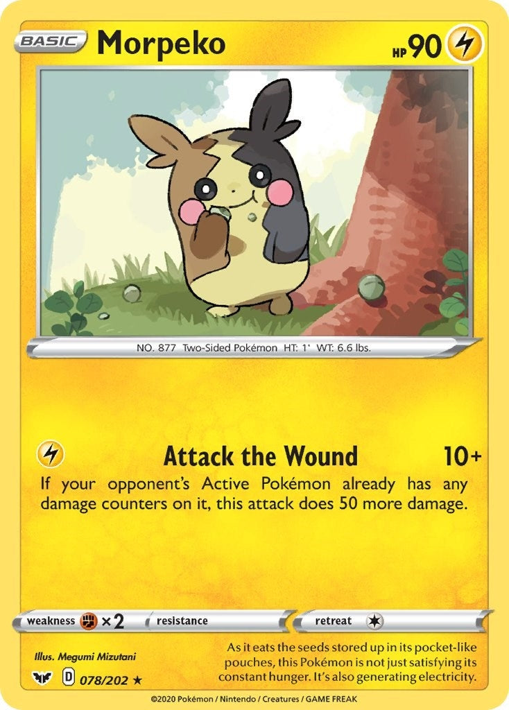 Image for Morpeko (078/202) [SWSH01: Sword & Shield Base Set] - Pokemon