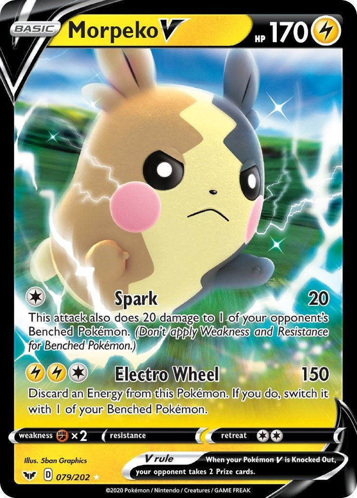 Image for Morpeko V (079/202) [SWSH01: Sword & Shield Base Set] - Pokemon