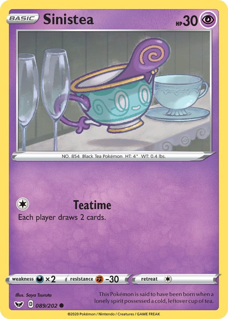 Image for Sinistea (089/202) [SWSH01: Sword & Shield Base Set] - Pokemon