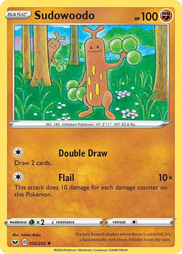 Image for Sudowoodo (100/202) [SWSH01: Sword & Shield Base Set] - Pokemon