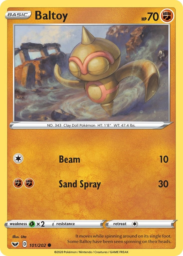 Image for Baltoy (101) (101/202) [SWSH01: Sword & Shield Base Set] - Pokemon