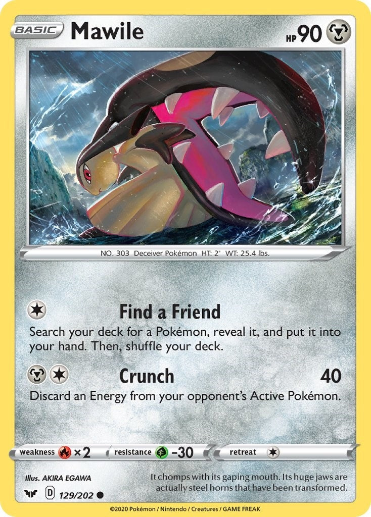 Image for Mawile (129/202) [SWSH01: Sword & Shield Base Set] - Pokemon