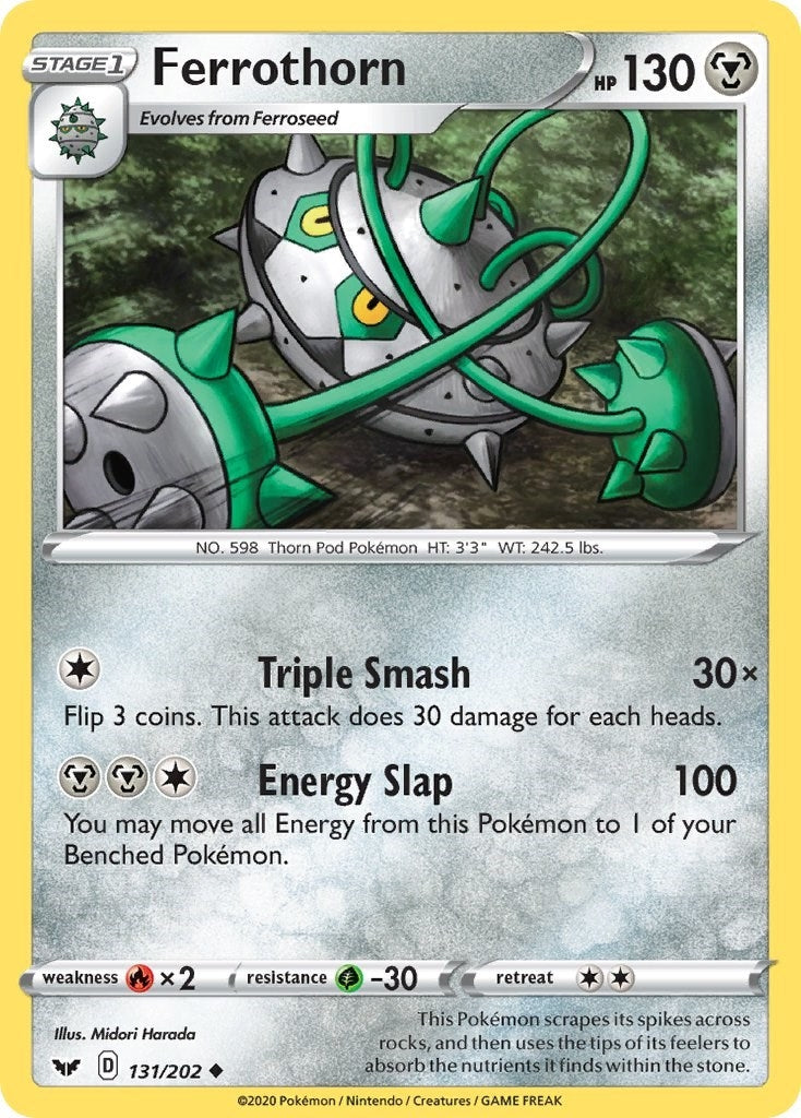 Image for Ferrothorn (131/202) [SWSH01: Sword & Shield Base Set] - Pokemon
