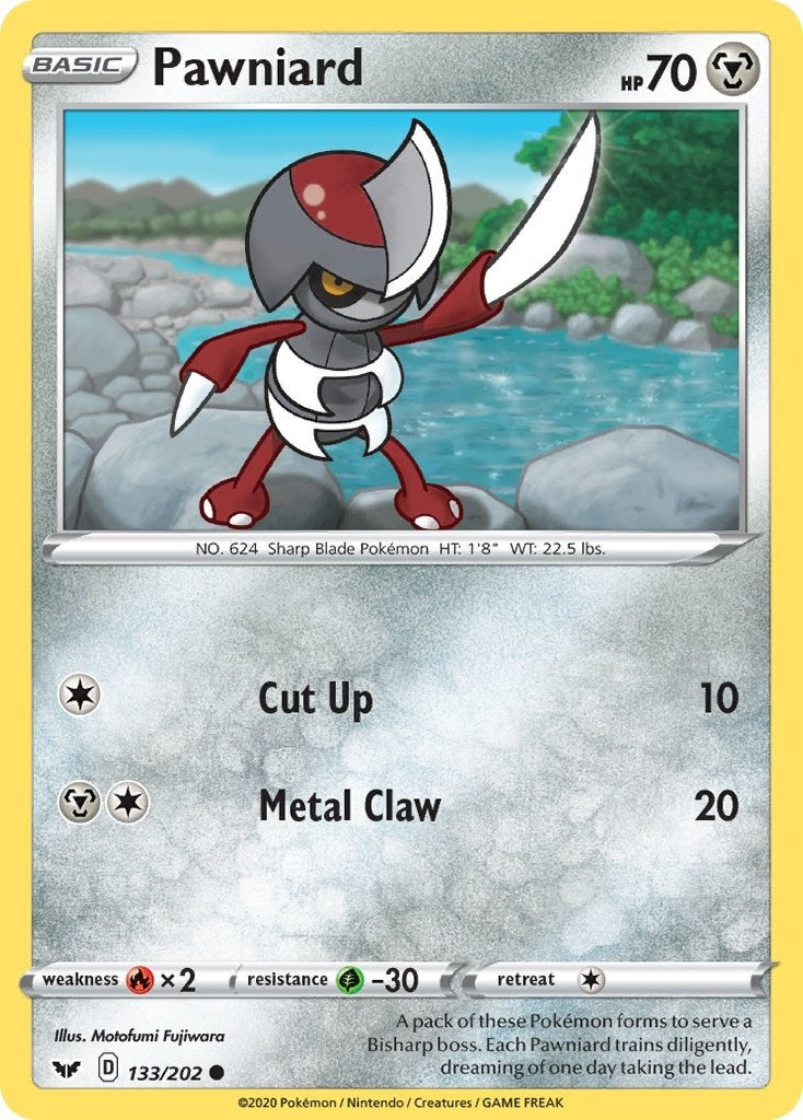 Image for Pawniard (133/202) [SWSH01: Sword & Shield Base Set] - Pokemon