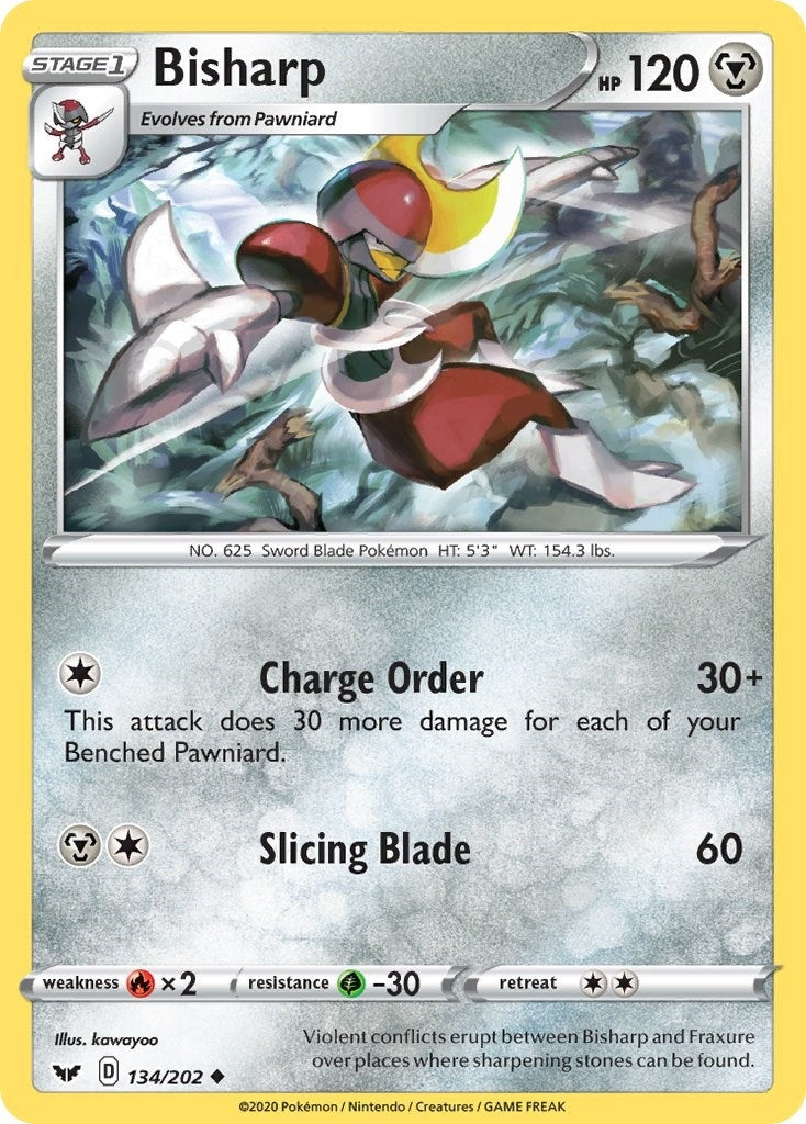 Image for Bisharp (134/202) [SWSH01: Sword & Shield Base Set] - Pokemon