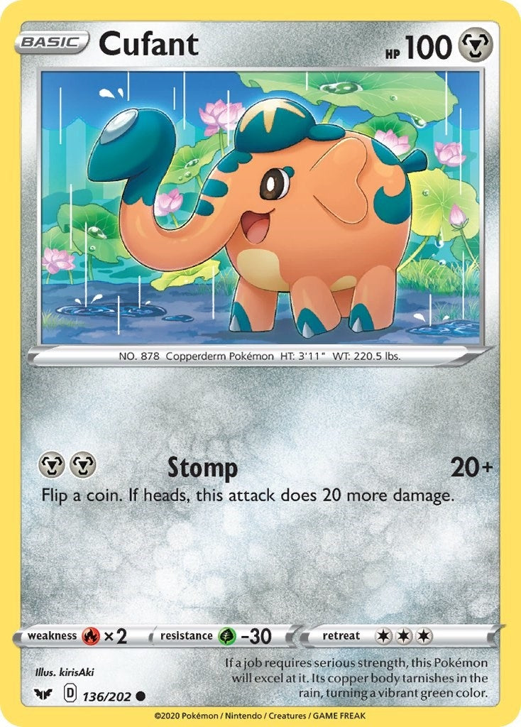 Image for Cufant (136/202) [SWSH01: Sword & Shield Base Set] - Pokemon