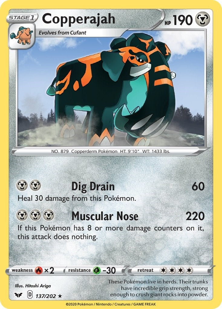 Image for Copperajah (137/202) [SWSH01: Sword & Shield Base Set] - Pokemon