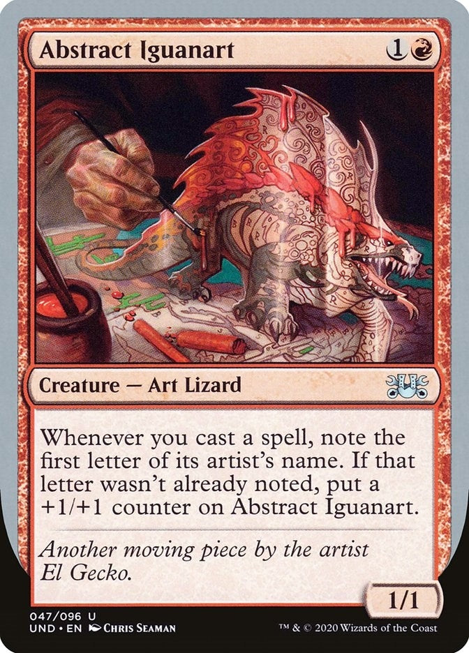 Image for Abstract Iguanart (47) [Unsanctioned] - Magic: The Gathering